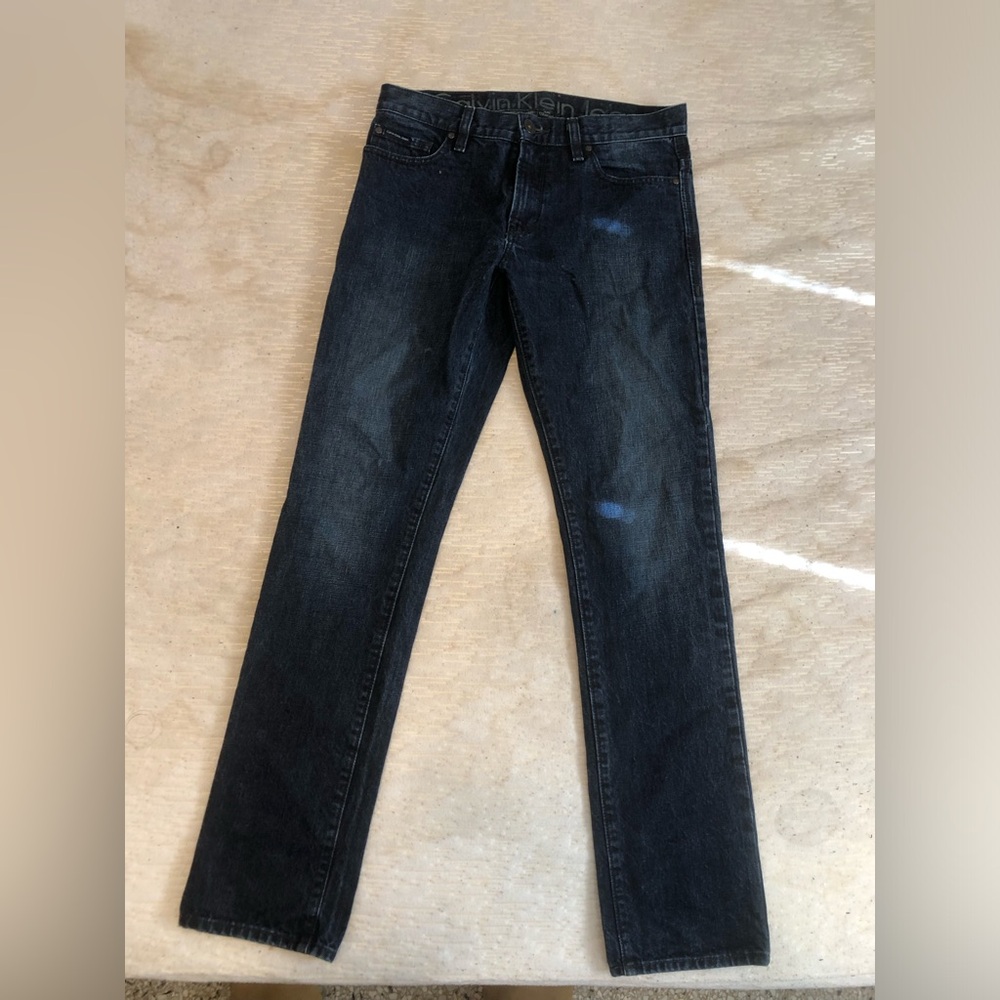 Mens Calvin Klein slim straight jeans 30x32